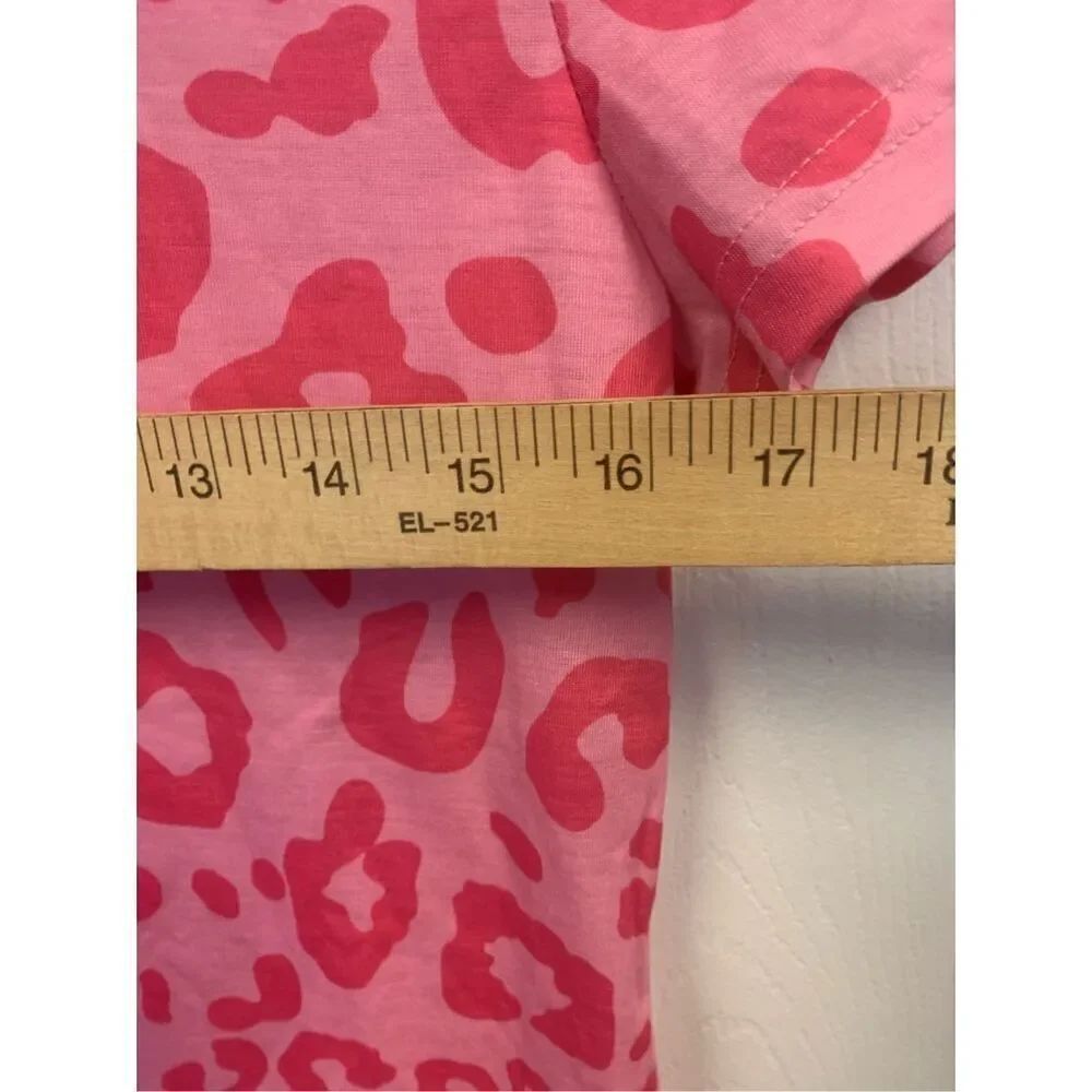 Pink Cheetah Patterned T-Shirt - Picture 5 of 6